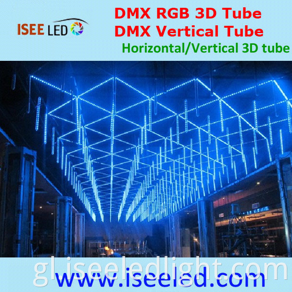 RGB DMX512 LED 3D Tube